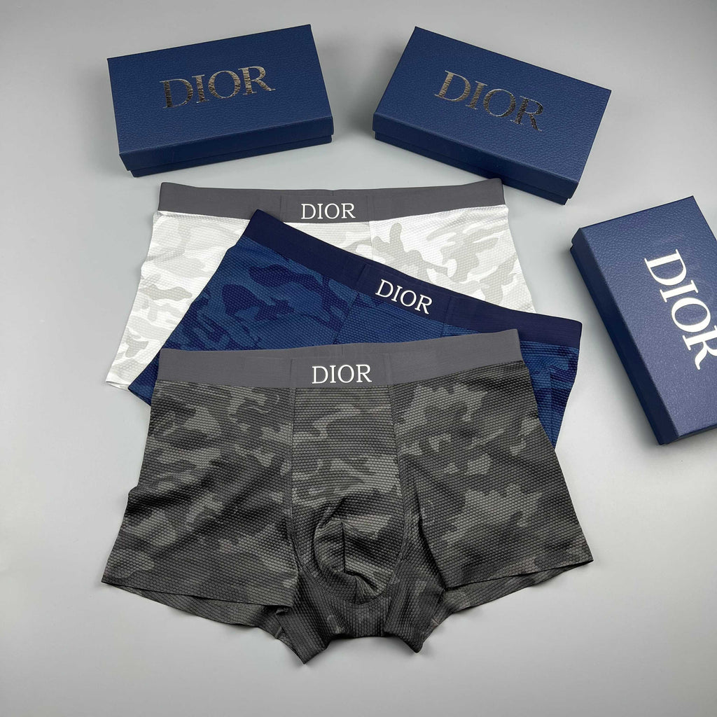 Dior blue camouflage pattern boxer briefs - view 7