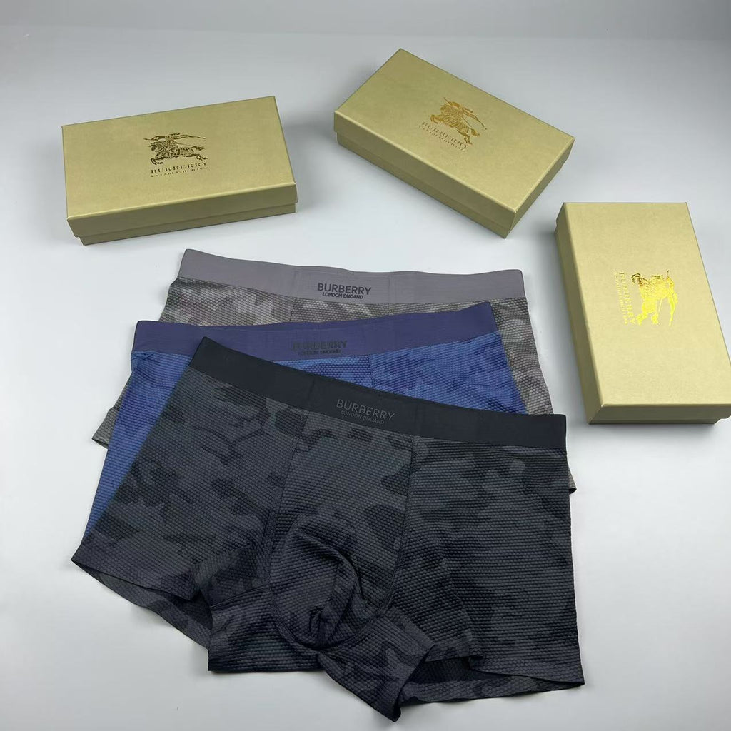 Burberry dark tonal camouflage boxer briefs - view 3