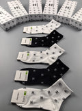 Chanel repeated small emblem crew socks - view 1