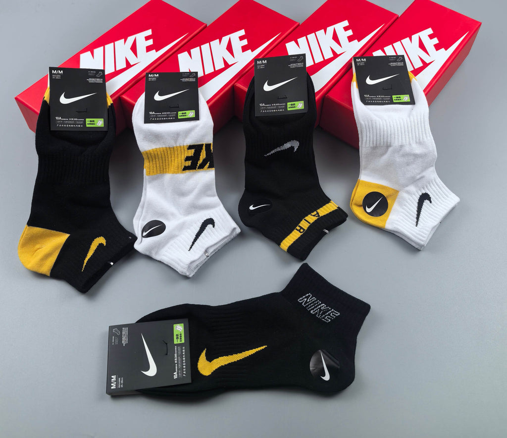 Nike yellow accent graphic ankle socks, image 5