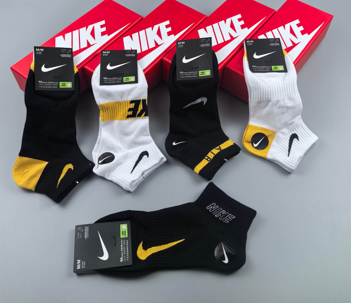 Nike yellow accent graphic ankle socks, image 5