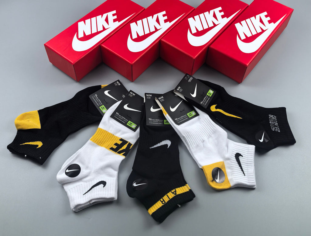 Nike yellow accent graphic ankle socks, image 8