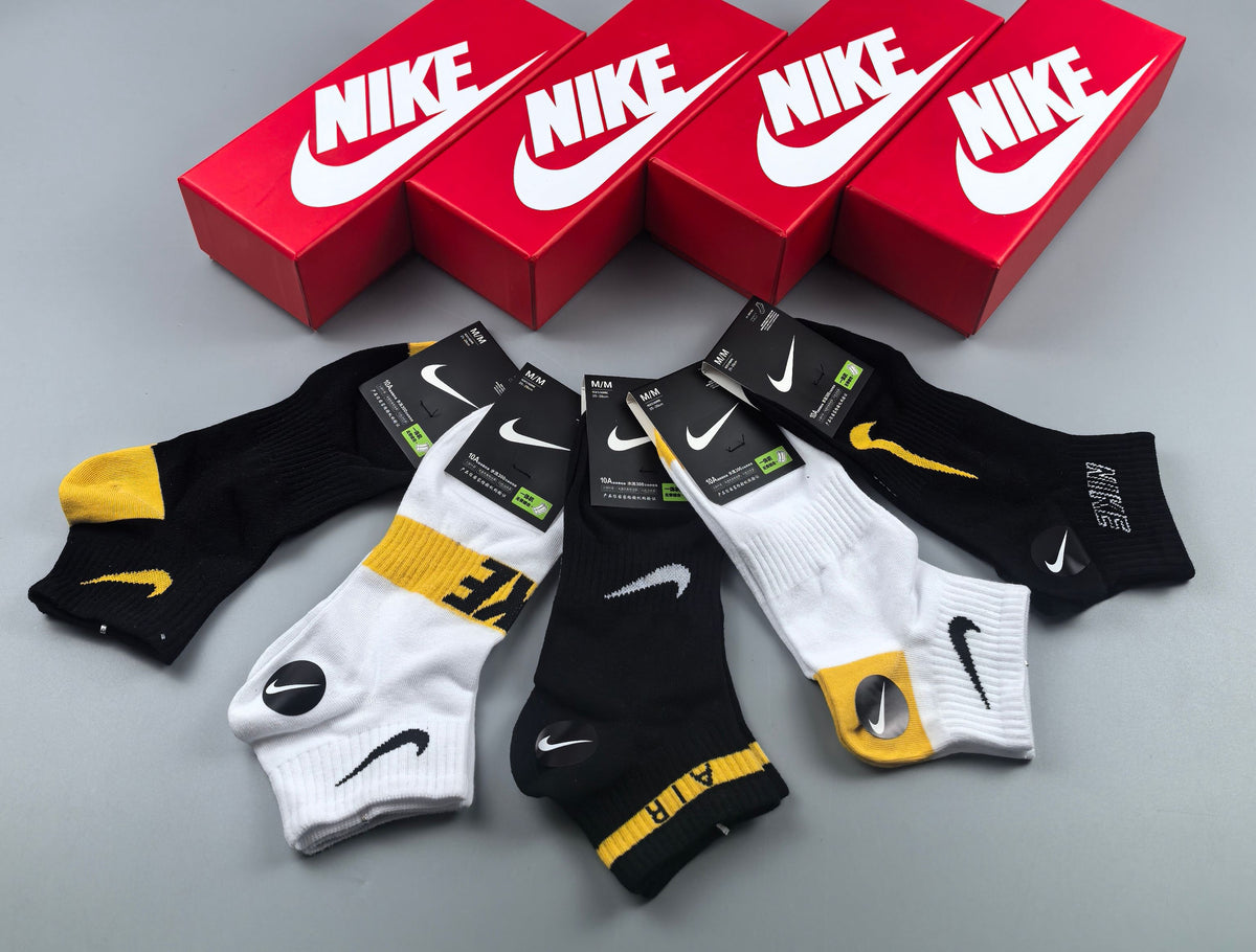Nike yellow accent graphic ankle socks, image 8