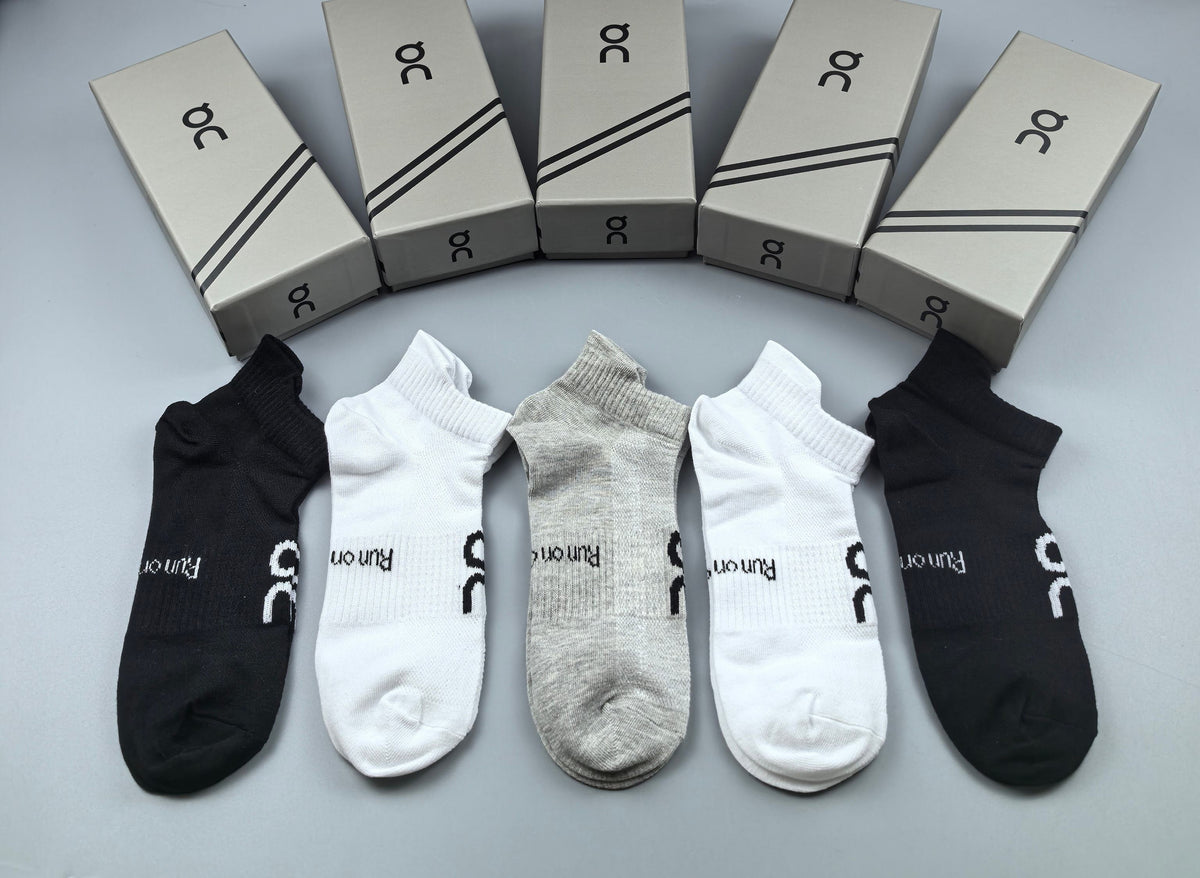 On white low cut ankle socks - product view 9