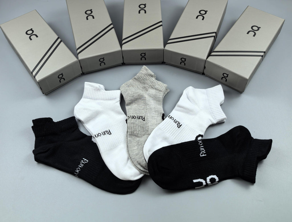 On white low cut ankle socks - product view 7