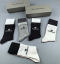 Balenciaga minimal color block crew socks - view 1