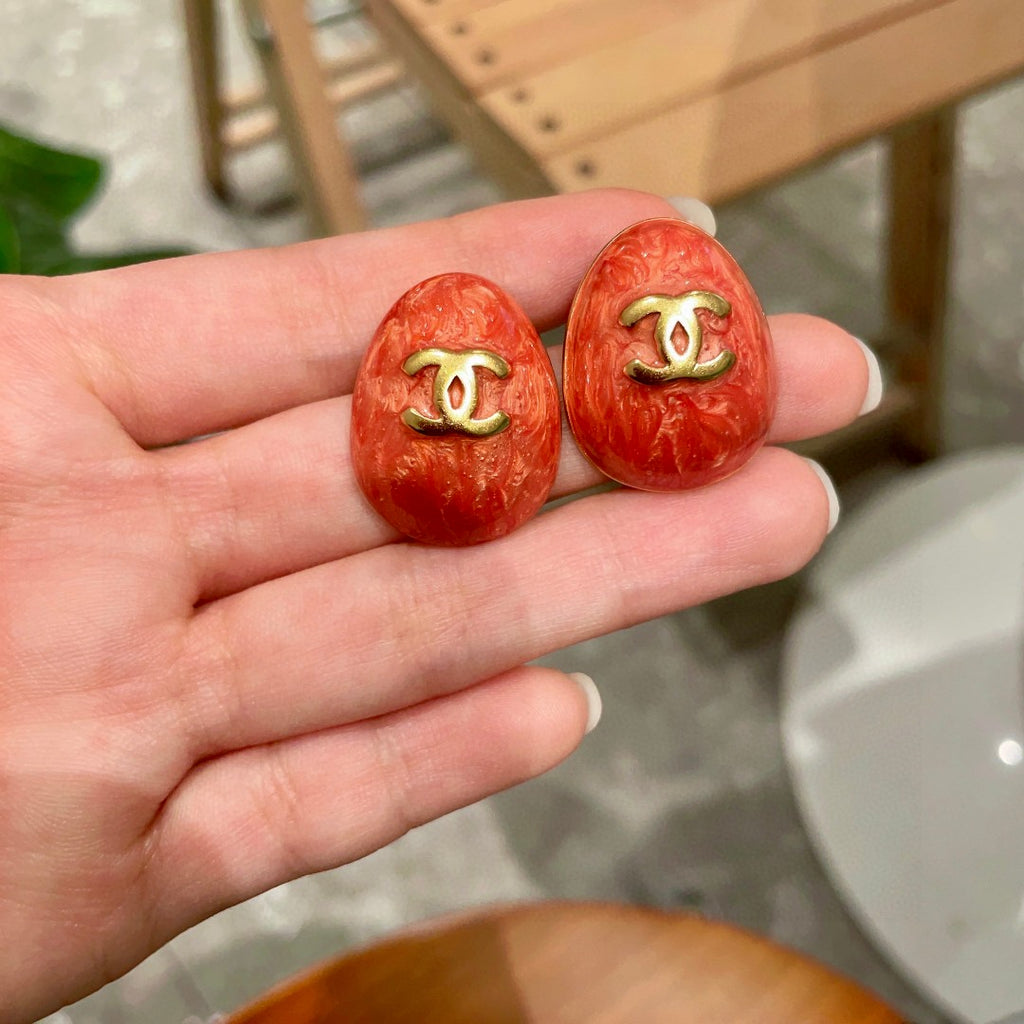 Chanel Interlocking C Stud Earrings - album image 4