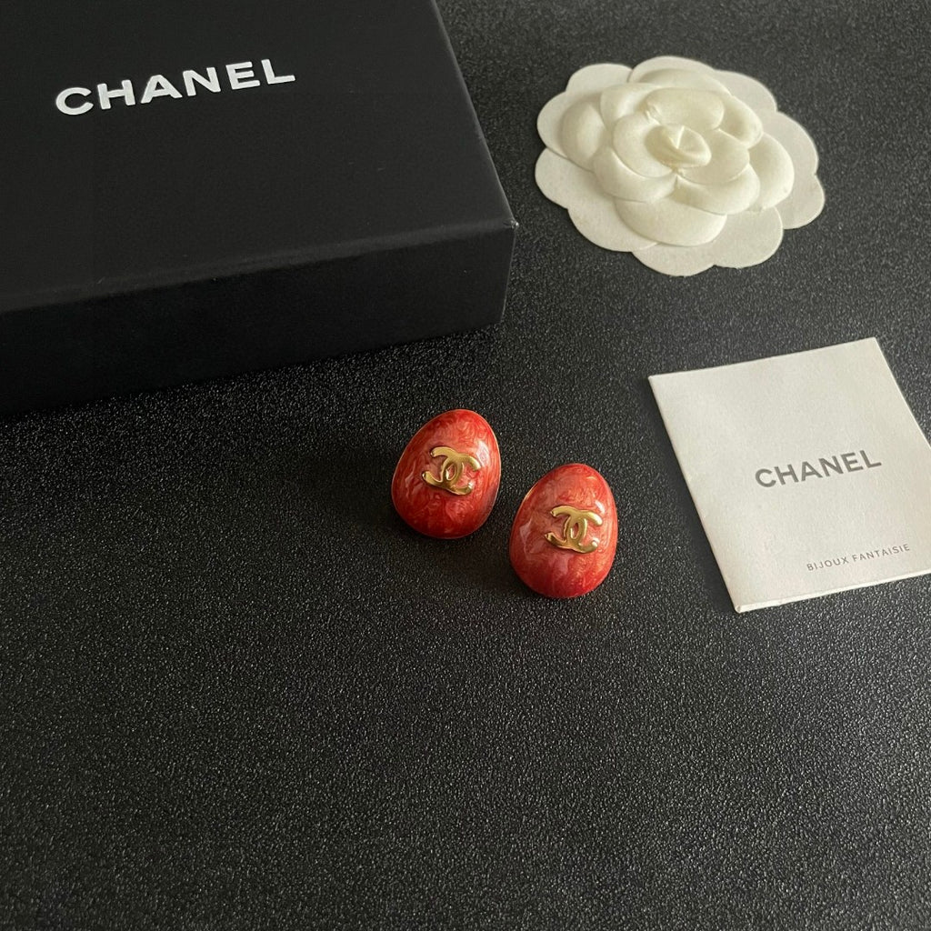 Chanel Interlocking C Stud Earrings - album image 6