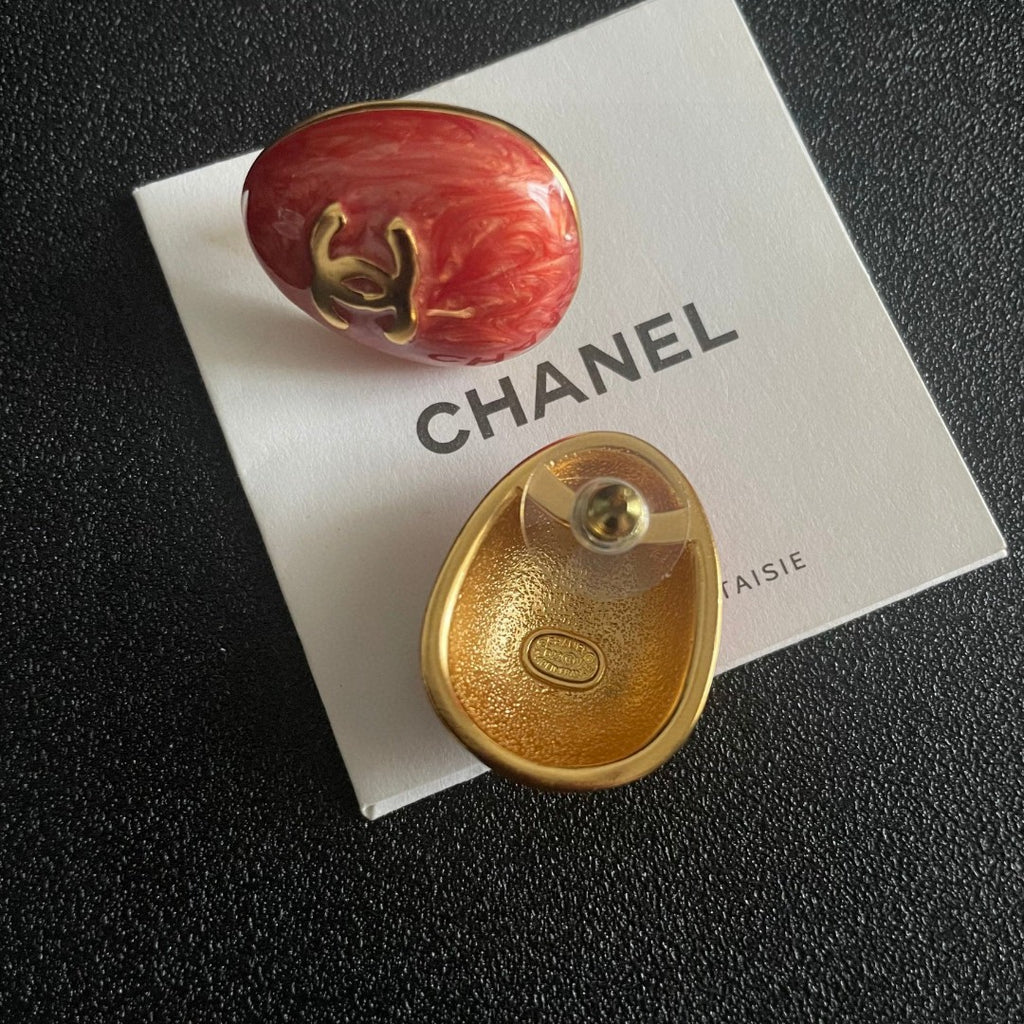 Chanel Interlocking C Stud Earrings - album image 7