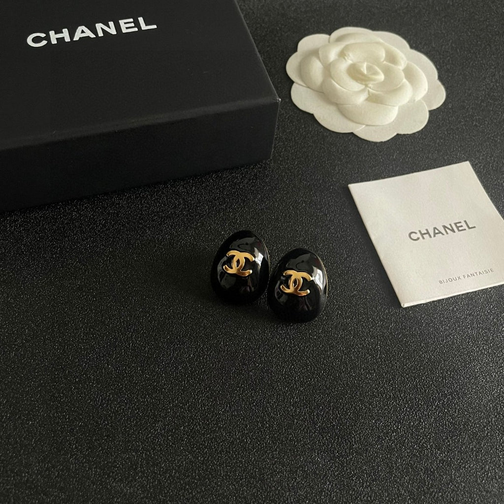Chanel Interlocking C Stud Earrings - album image 6