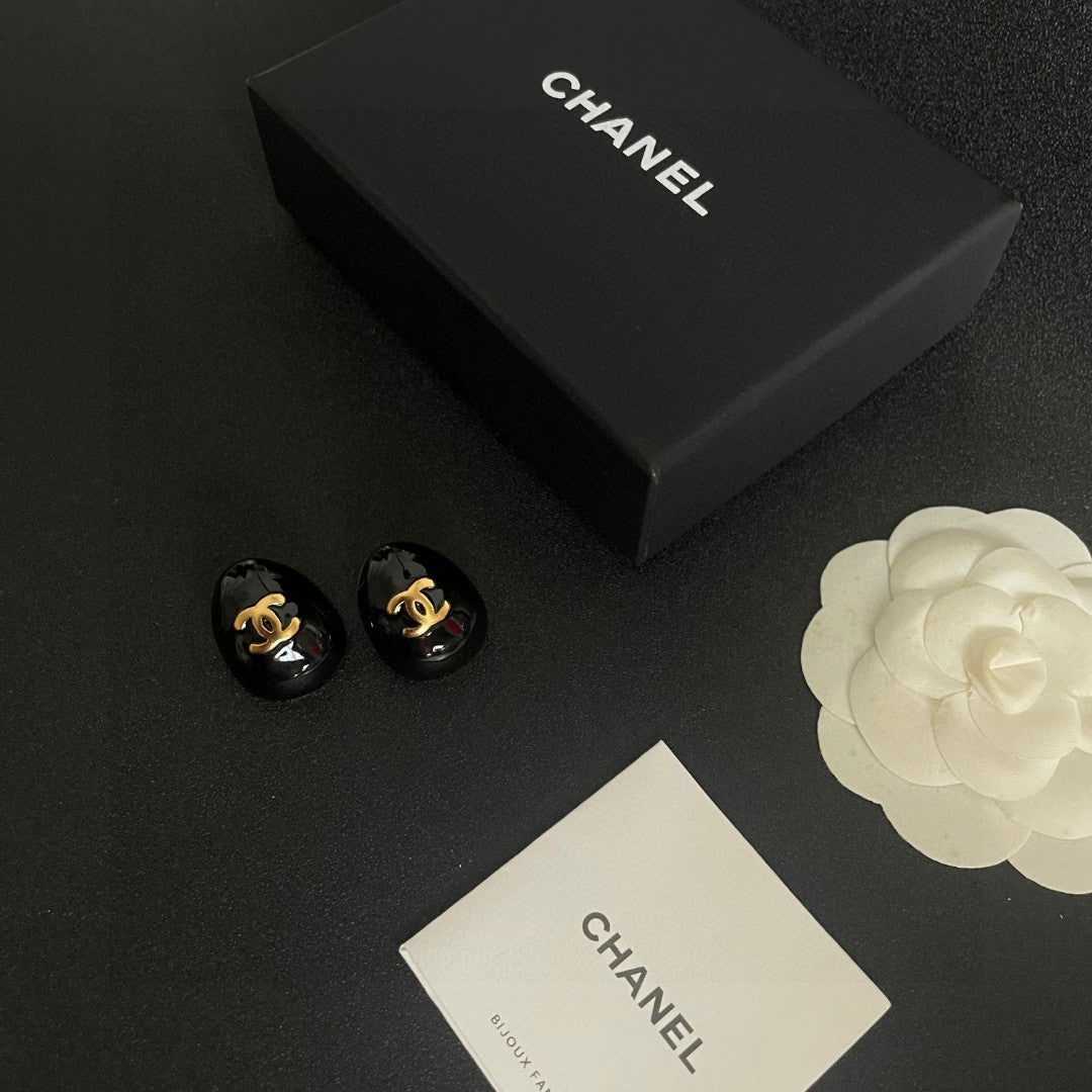 Chanel Interlocking C Stud Earrings - album image 5