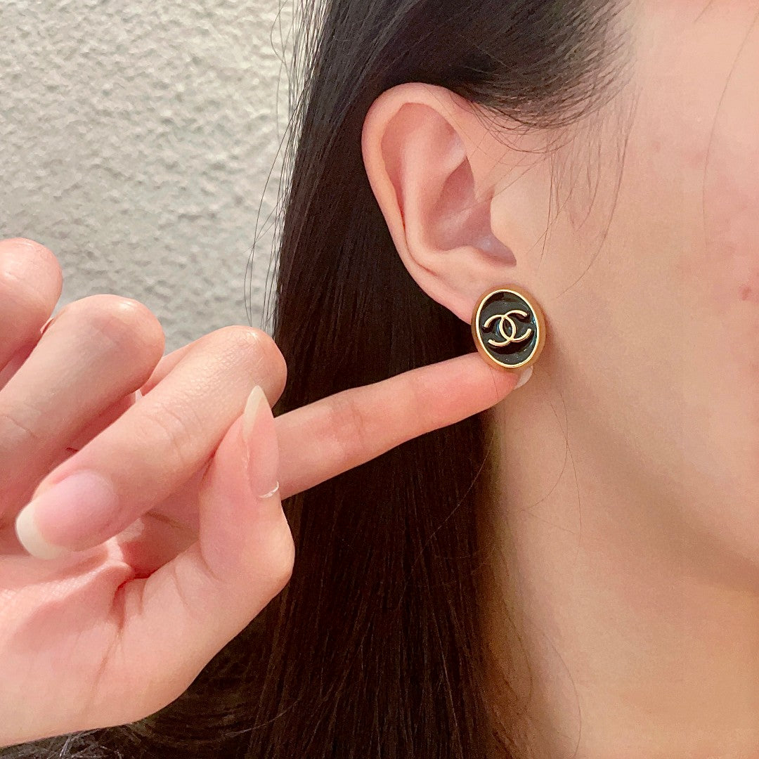Chanel Circular Stud Earrings - album image 2