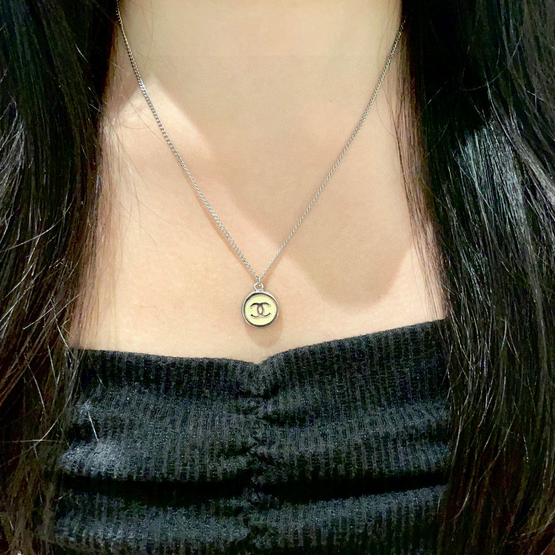 Chanel Interlocking C Circular Necklace - album image 3