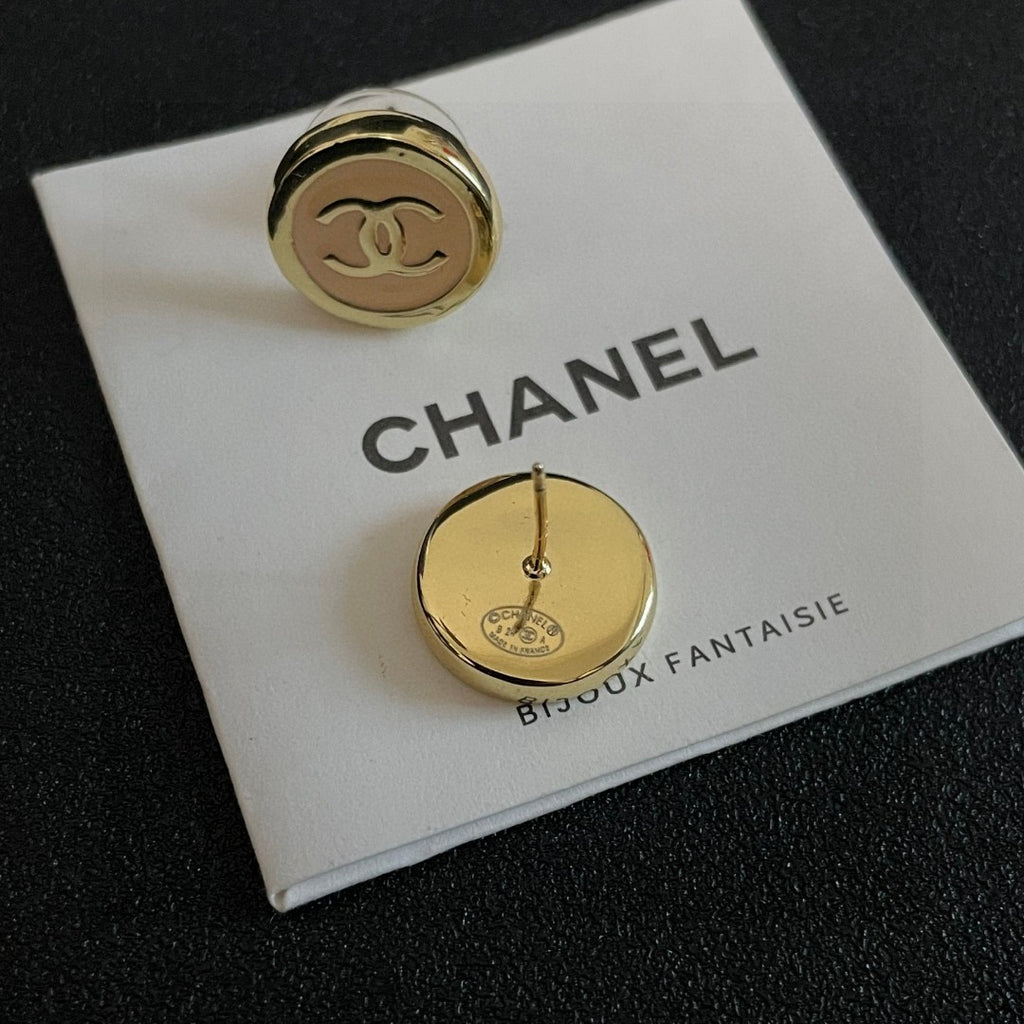 Chanel Interlocking C Circular Stud Earrings - album image 7