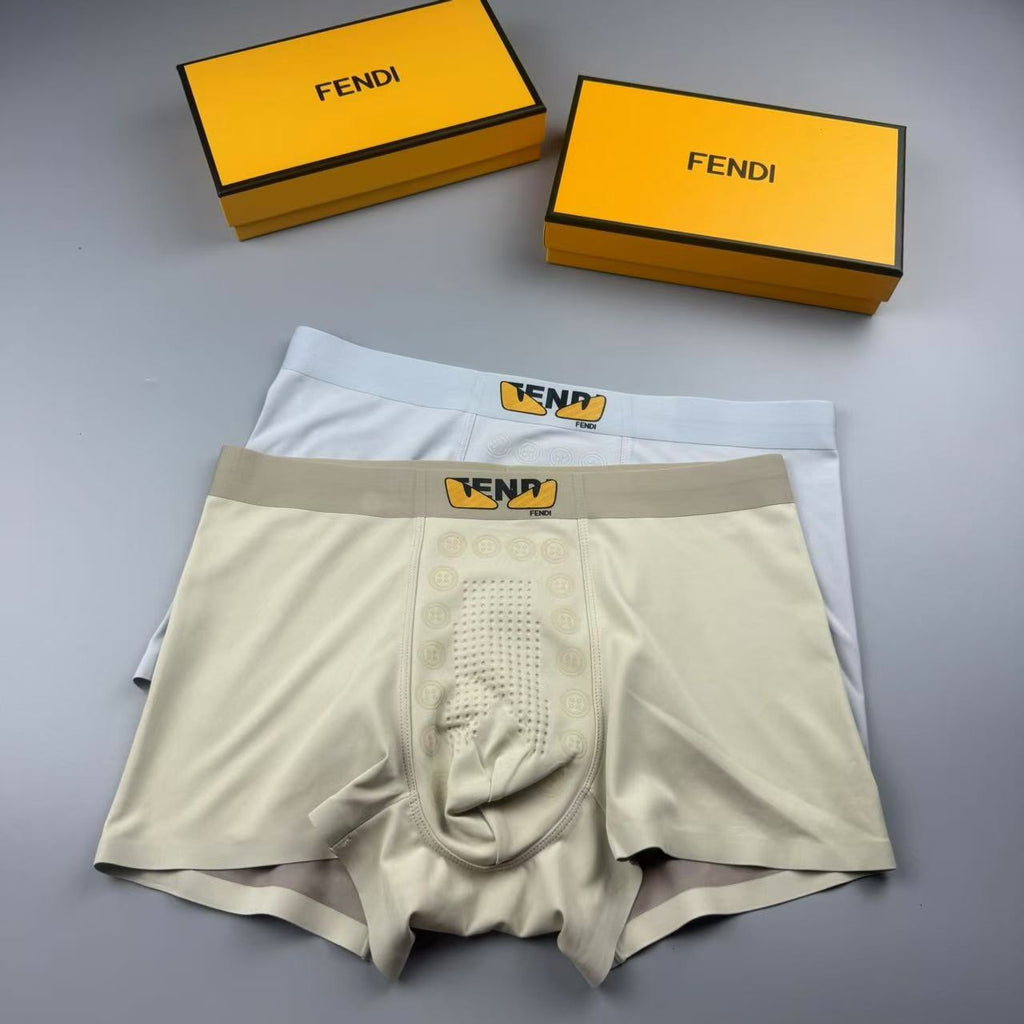 Fendi small gold waist wordmark boxer briefs - view 5