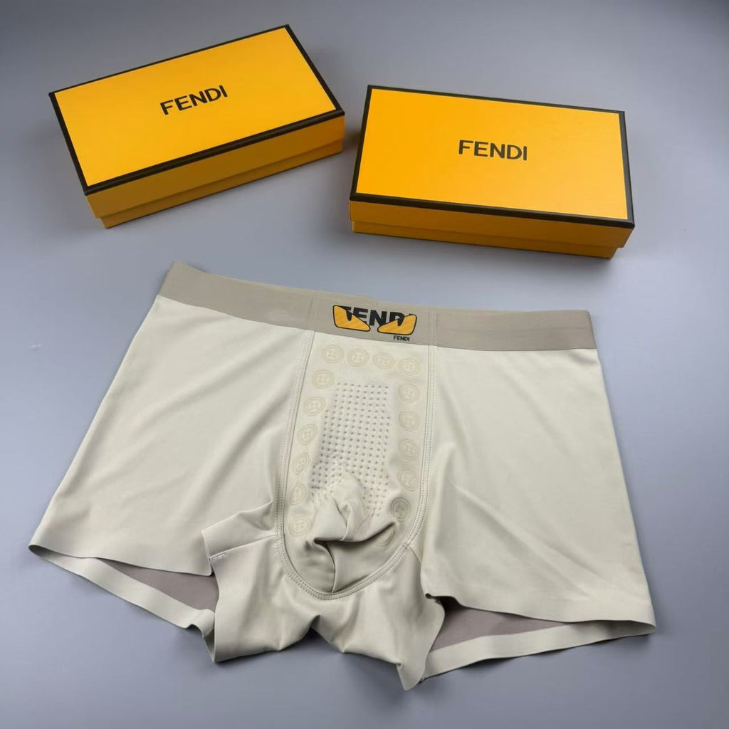 Fendi small gold waist wordmark boxer briefs - view 1