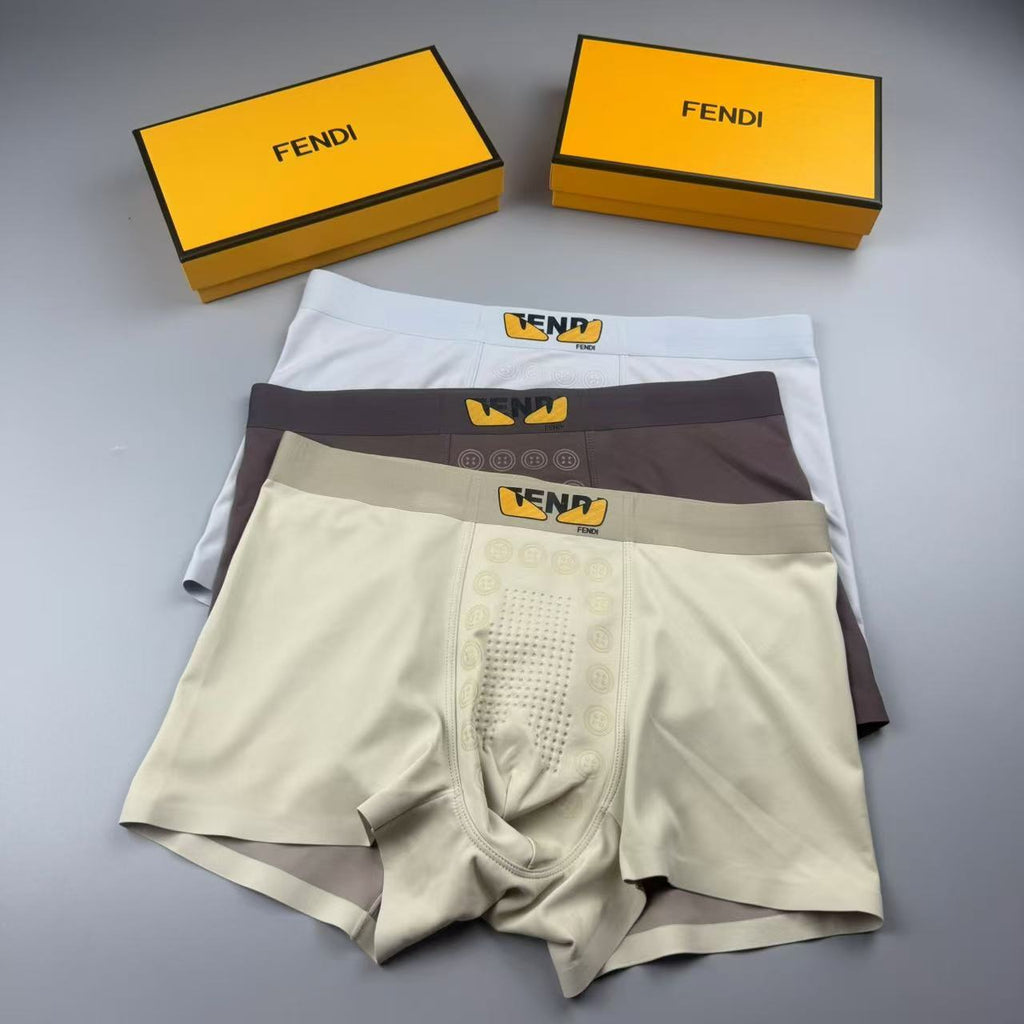 Fendi small gold waist wordmark boxer briefs - view 6