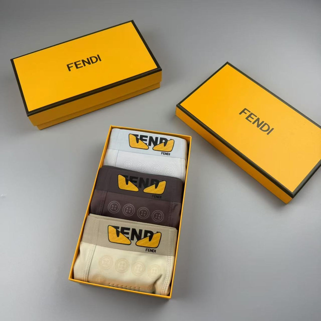 Fendi small gold waist wordmark boxer briefs - view 8