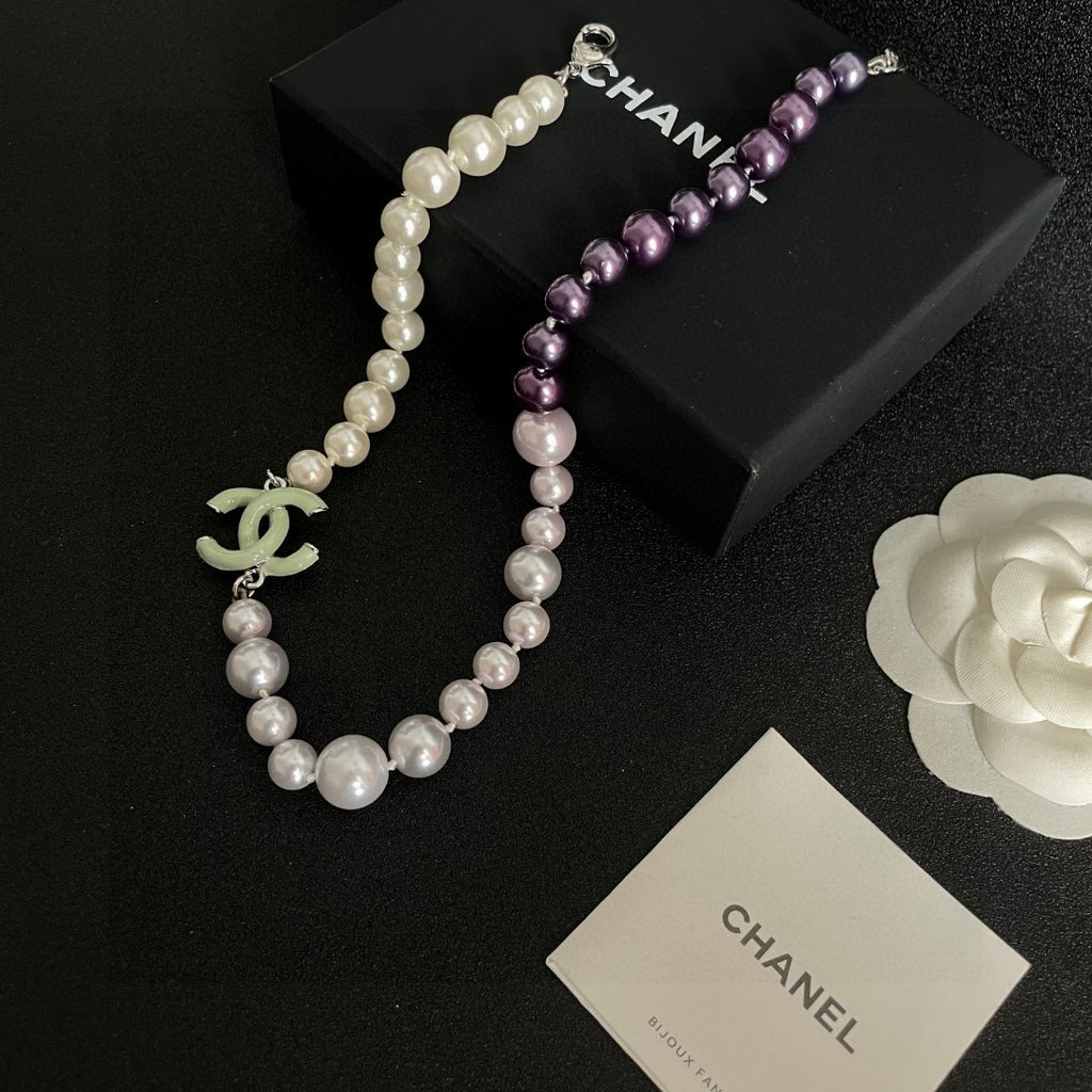 Chanel Interlocking C Pearl Necklace - album image 5