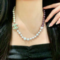 Chanel Interlocking C Pearl Necklace - album image 1