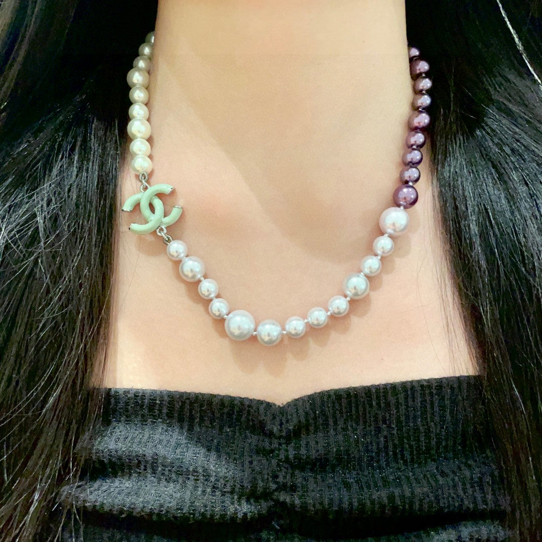 Chanel Interlocking C Pearl Necklace - album image 3