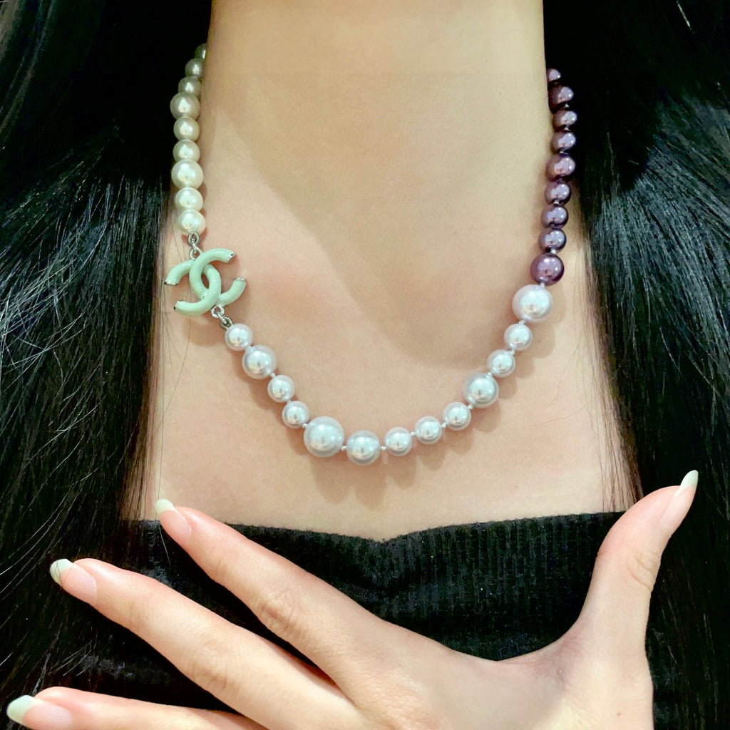 Chanel Interlocking C Pearl Necklace - album image 2