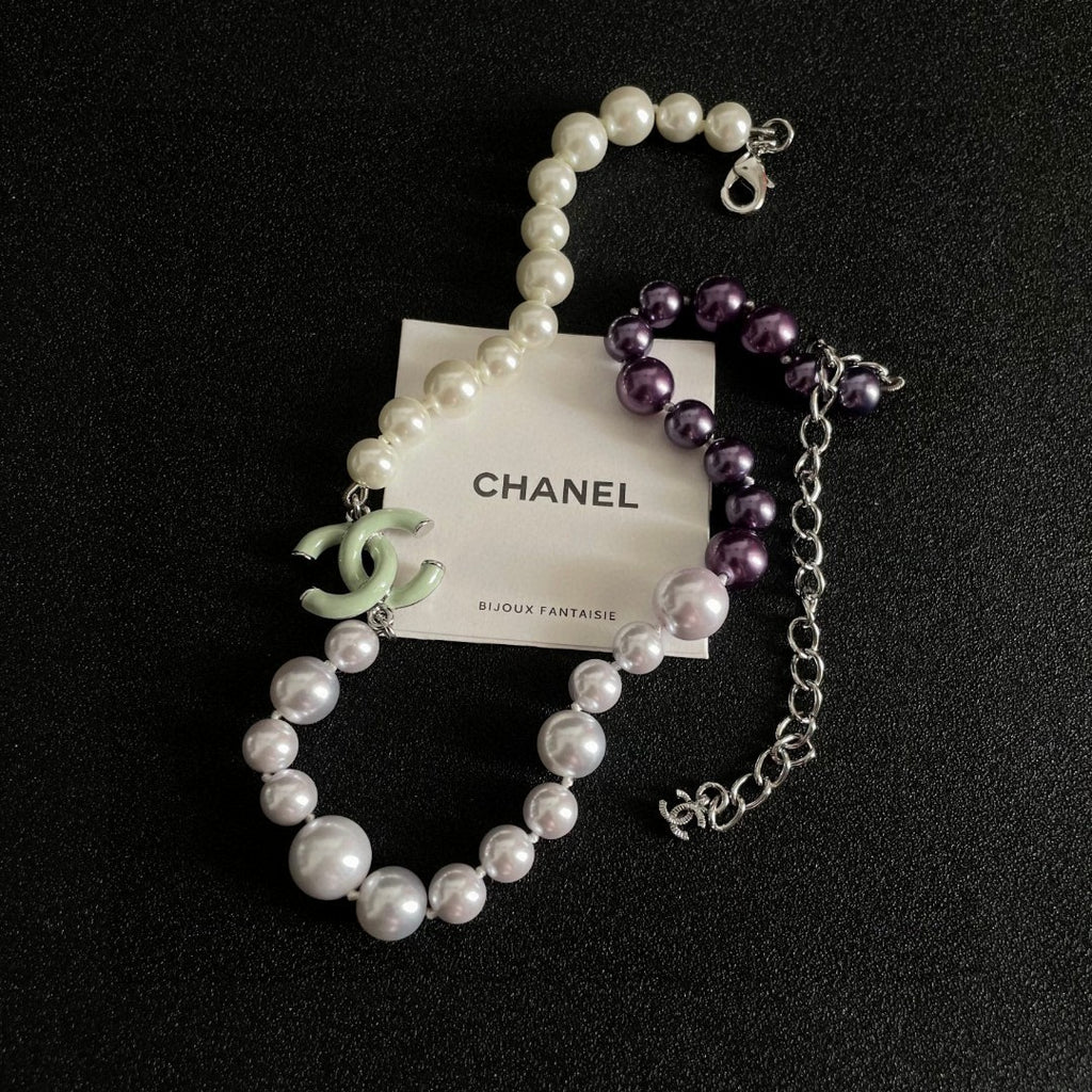 Chanel Interlocking C Pearl Necklace - album image 9