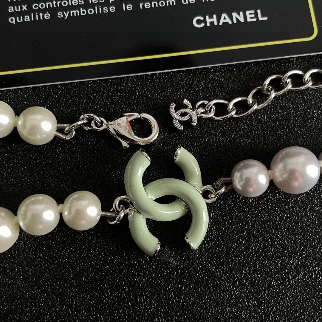 Chanel Interlocking C Pearl Necklace - album image 7
