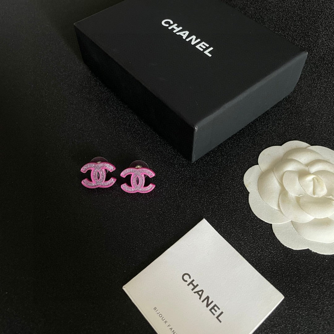 Chanel Interlocking C Stud Earrings - album image 5