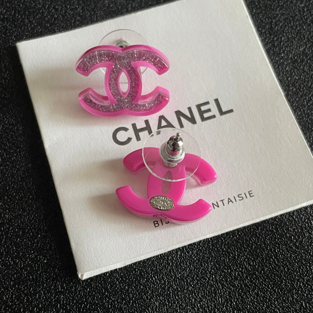 Chanel Interlocking C Stud Earrings - album image 7
