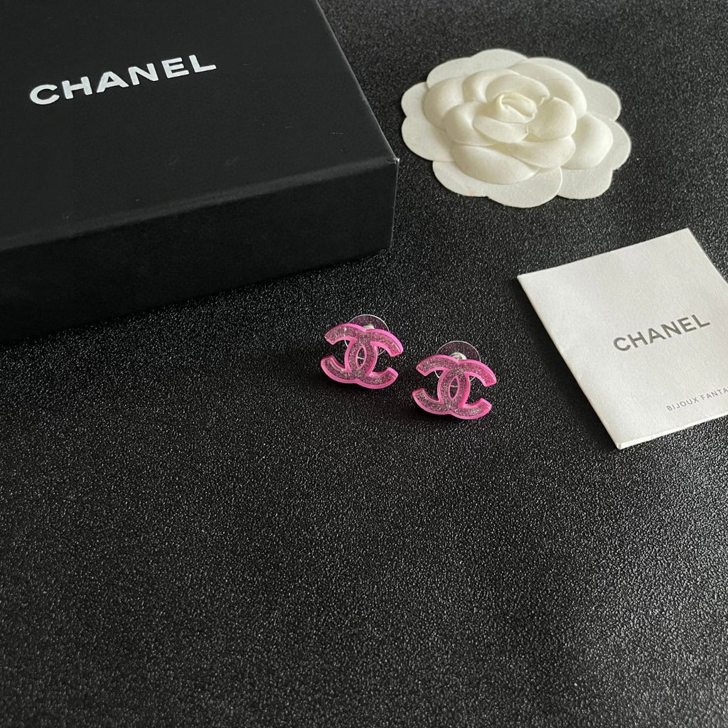 Chanel Interlocking C Stud Earrings - album image 6
