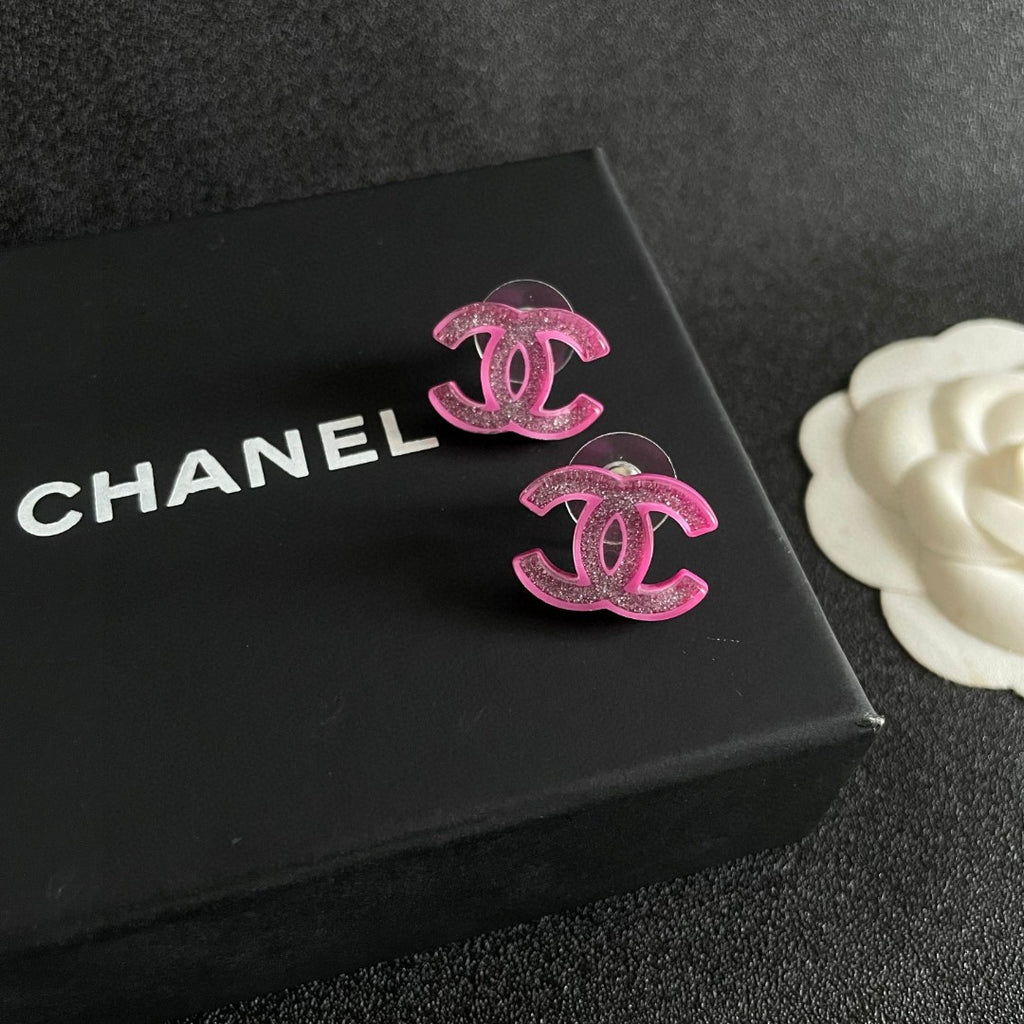 Chanel Interlocking C Stud Earrings - album image 9