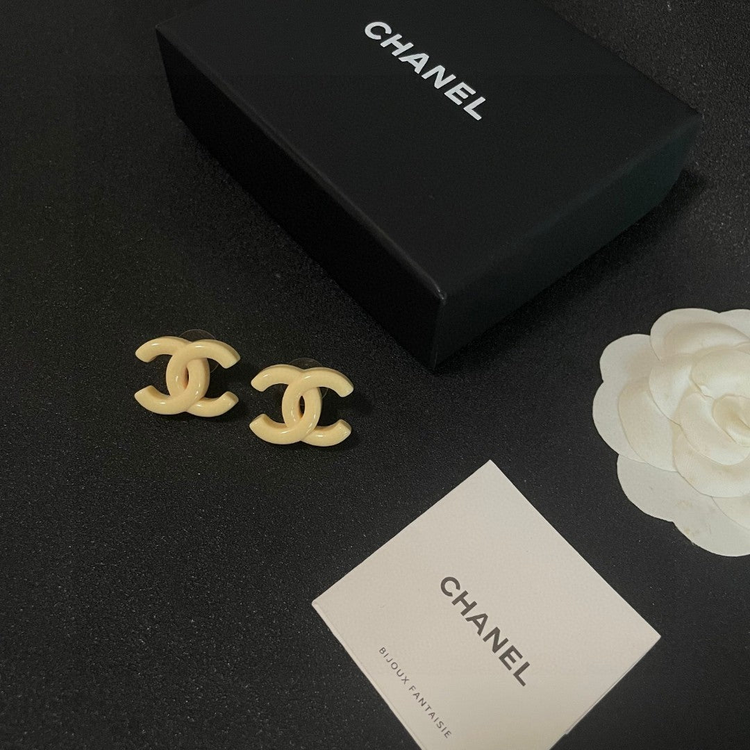 Chanel Interlocking C Stud Earrings - album image 5