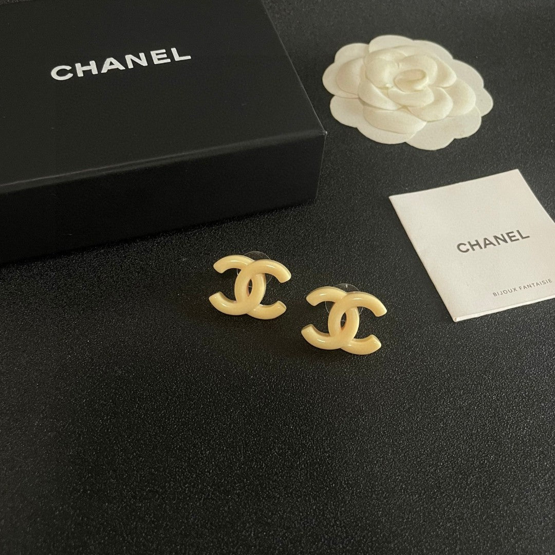 Chanel Interlocking C Stud Earrings - album image 6