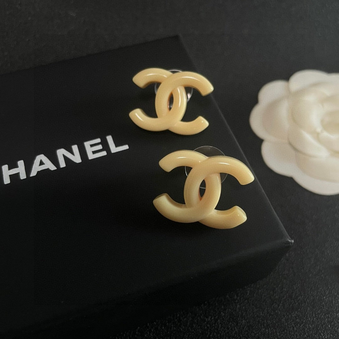 Chanel Interlocking C Stud Earrings - album image 9