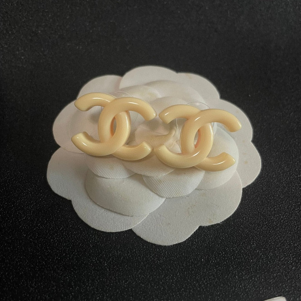 Chanel Interlocking C Stud Earrings - album image 8