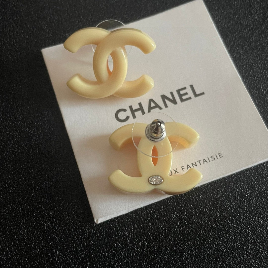 Chanel Interlocking C Stud Earrings - album image 7