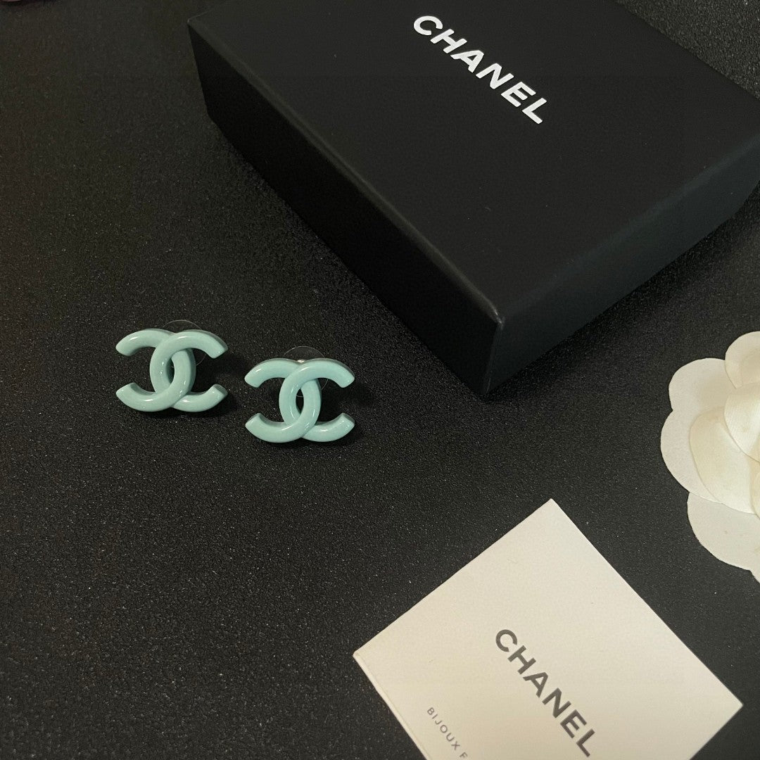 Chanel Interlocking C Stud Earrings - album image 5