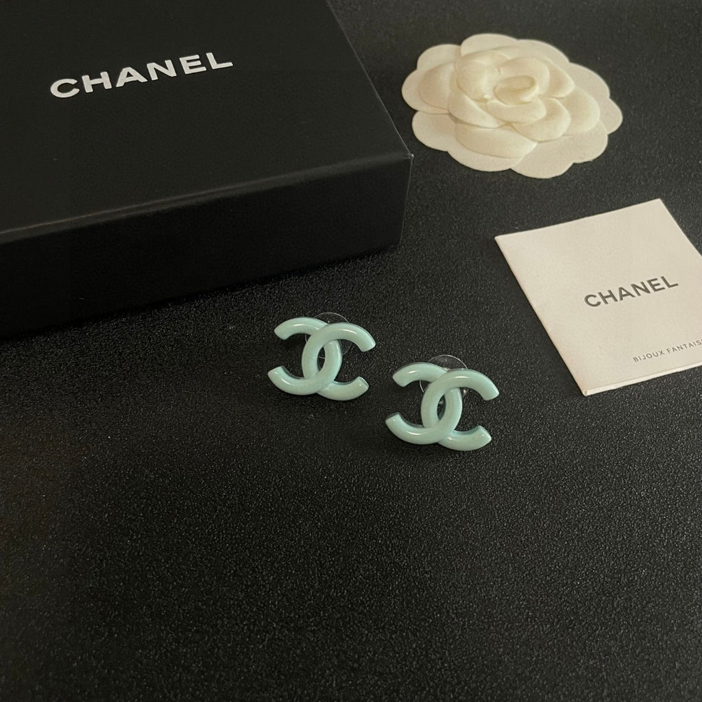 Chanel Interlocking C Stud Earrings - album image 6