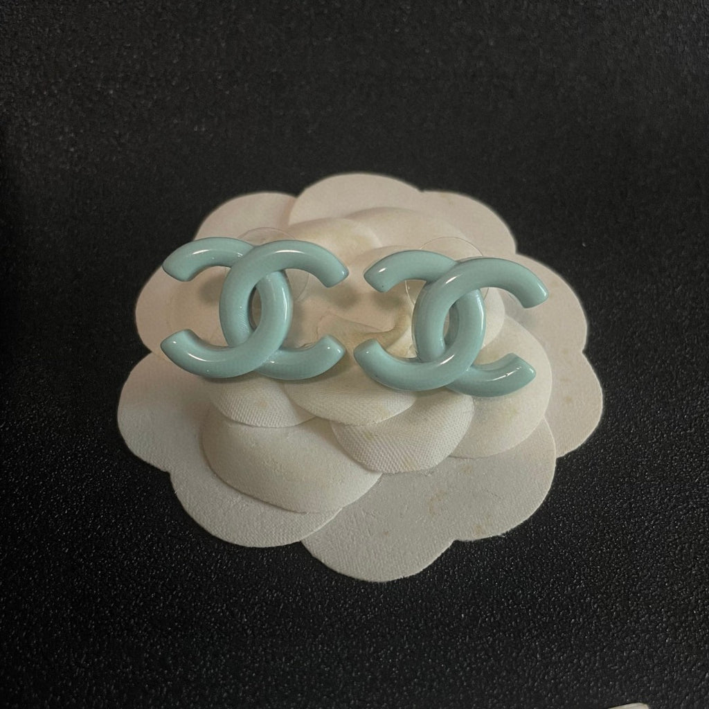 Chanel Interlocking C Stud Earrings - album image 8