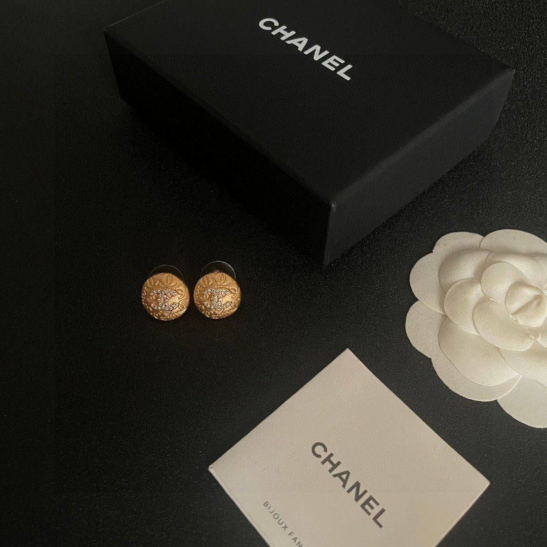 Chanel Interlocking C Stud Earrings - album image 5