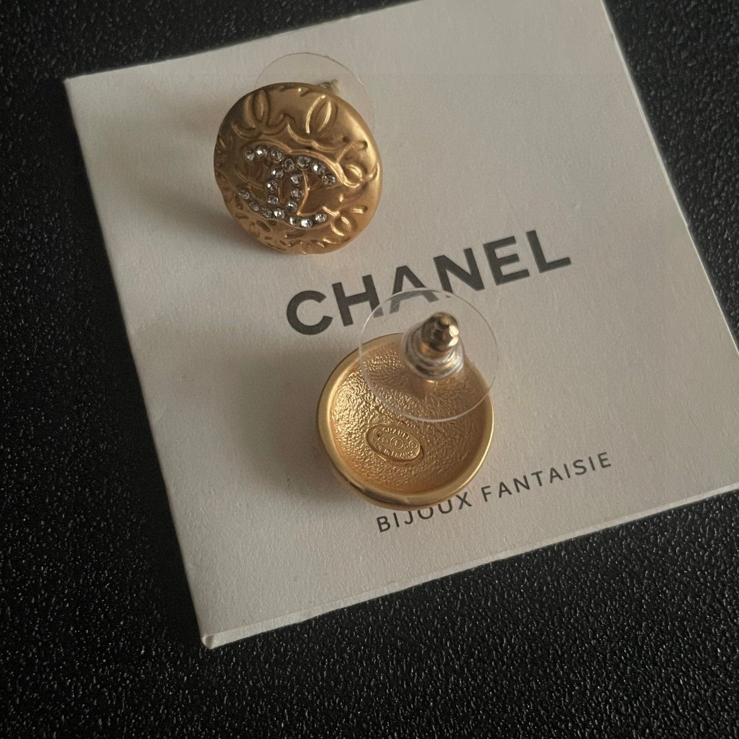 Chanel Interlocking C Stud Earrings - album image 7