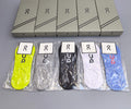 On bright mixed color socks - main image