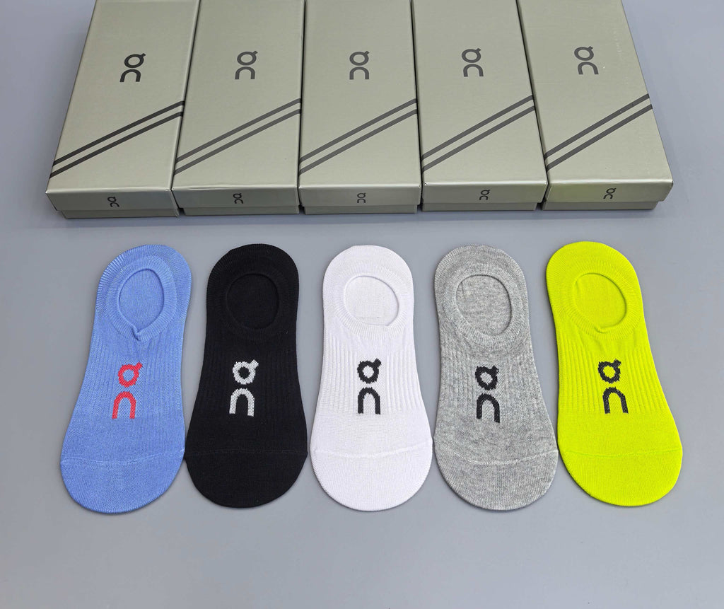 On bright mixed color socks - product view 5