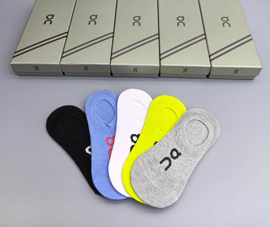 On bright mixed color socks - product view 8