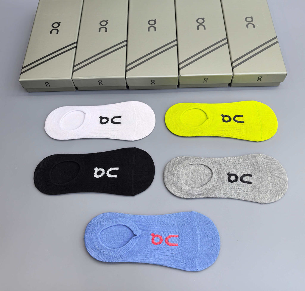 On bright mixed color socks - product view 6