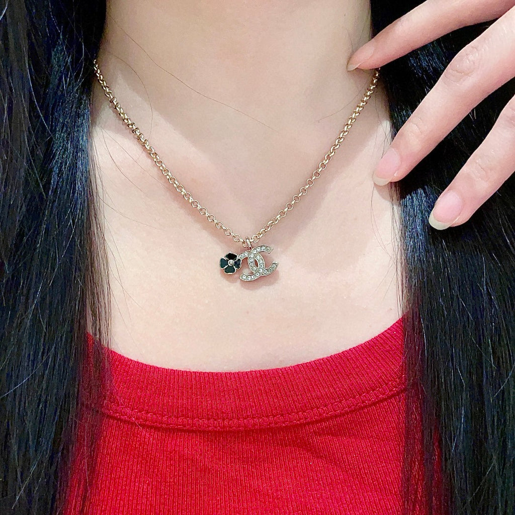 Chanel Interlocking C Camellia Necklace - album image 1
