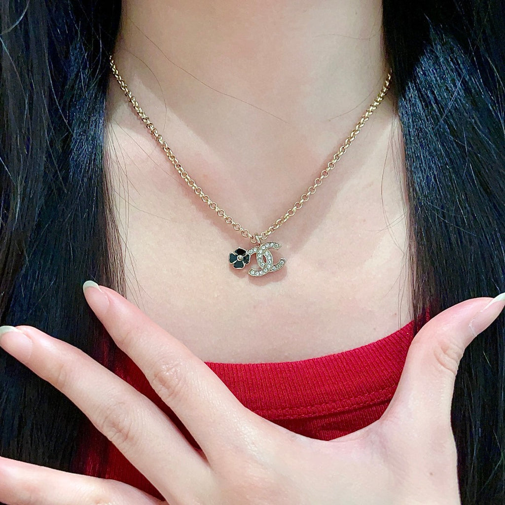 Chanel Interlocking C Camellia Necklace - album image 2