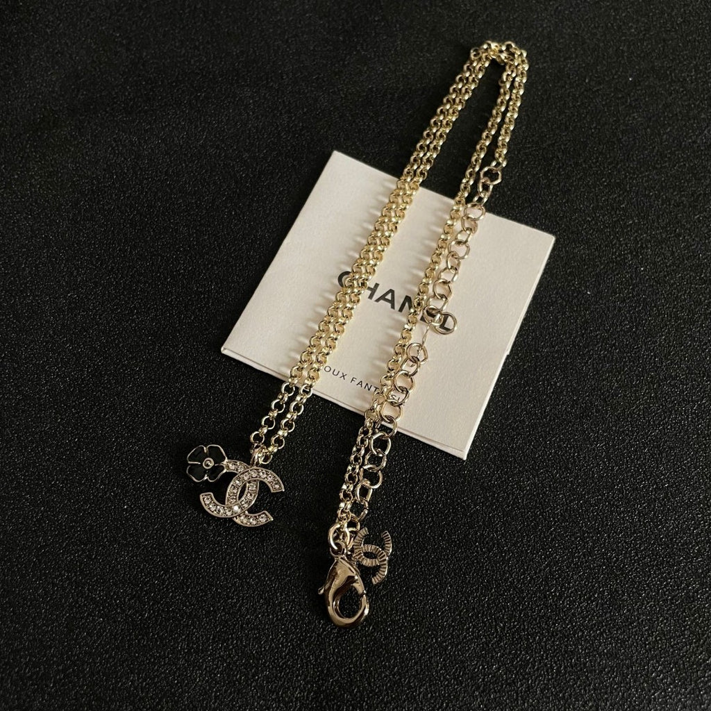 Chanel Interlocking C Camellia Necklace - album image 9