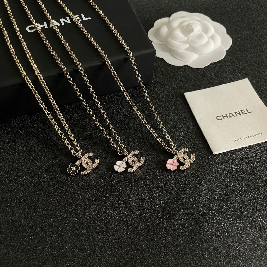 Chanel Interlocking C Camellia Necklace - album image 10